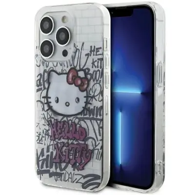 OVITEK HELLO KITTY ZA IPHONE 14 PRO MAX 6.7 TRDO OVITEK GRAFFITI KITTY NA ZIDKI