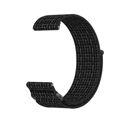 Universalni najlonski pašček 22mm z Velcro in hitro odstranljivostjo BlackAsh