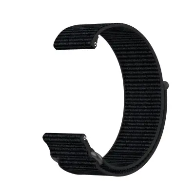 Universalni najlonski pašček 22mm z Velcro in hitro odstranljivostjo Black