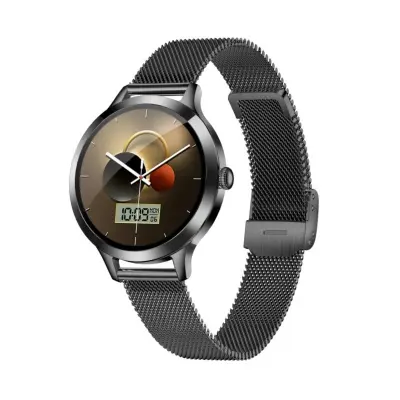 Pametna ura združljiva z Da Fit — 1.04 inch AMOLED, IP68, Bluetooth klici Black