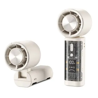 Vratni ventilator s termoelektričnim 3s hlajenjem in 100-LED zaslonom White