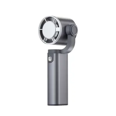 Ročni turbo gimbal ventilator z močnim pretokom, 180° nihanje in USB DarkGrey