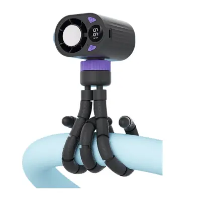Octopus prenosni tih USB ventilator X32 z 199-stopenjskim nadzorom DarkGrey