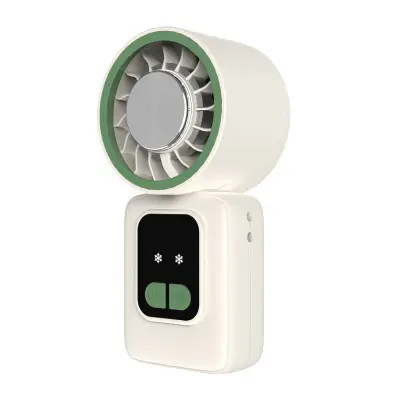 Mini ročni hladilni ventilator F36A s Peltierjem in zaslonom Green