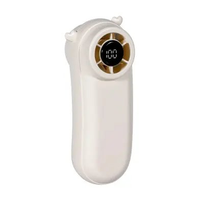 Mini visokohitrostni ročni ventilator, 100-stopenjski nadzor White