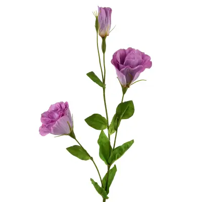 Umetna roža guma Viridis Eustoma 70cm zelena 1kos