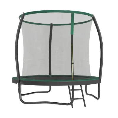 Trampolin 244x239 cm Črna