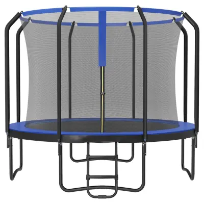 Trampolin okrogel 366x270 cm črn