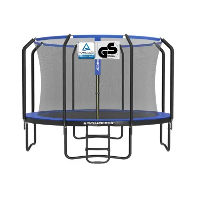 Trampolin 366x270 cm Črno Modra