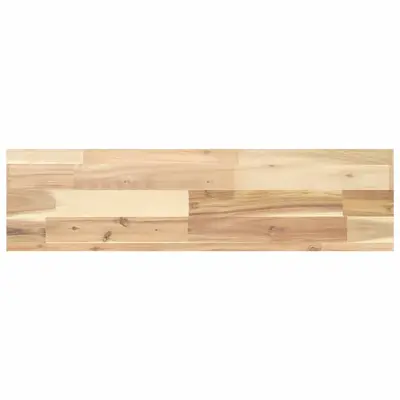 vidaXL Plavajoča polica 100x20x4 cm neobdelan masiven akacijev les