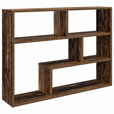 vidaXL Stenska polica Montaža za steno Star les 95 x 20 x 69,5 cm