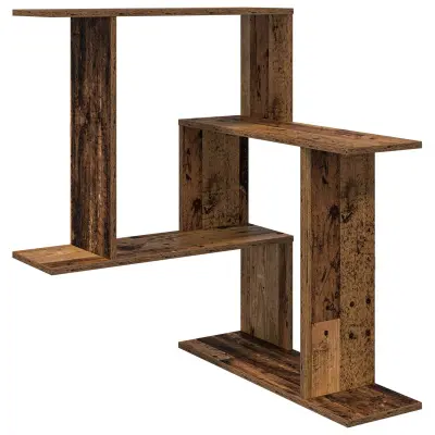 vidaXL Stenska polica Star les 67 x 67 x 87 cm Inženirski les
