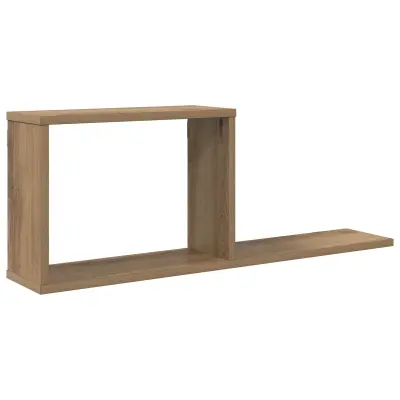 vidaXL Lebdeče police Artisan hrast 80 x 15 x 30 cm Inženirski les
