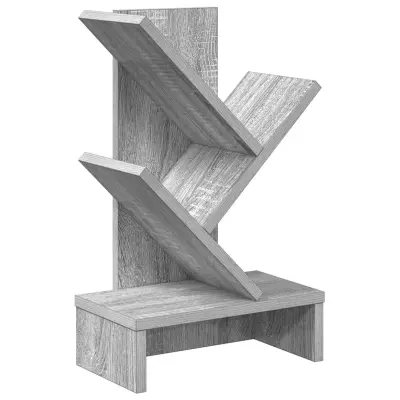 vidaXL Polica za knjige drevesa 3-nadstropna 30 x 18 x 48 cm