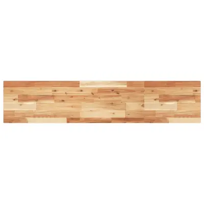 vidaXL Plavajoča polica 120x30x2 cm oljno obdelana masivna akacijeva lesena površina