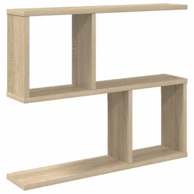 vidaXL Stenska polica Sonoma hrast 60 x 12 x 50,5 cm Inženirski les