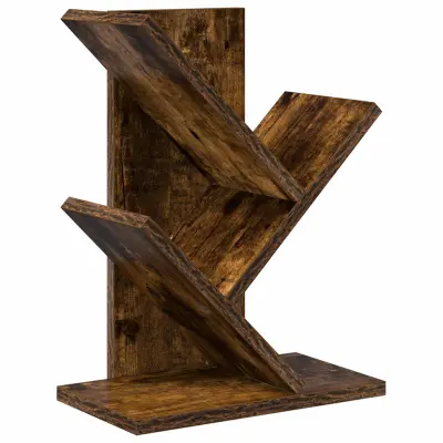 vidaXL Polica za knjige drevesa 3-nadstropna 30 x 18 x 40 cm