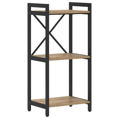 vidaXL Knjižna polica Umetni hrast 40 x 30 x 85 cm Konstruiran les