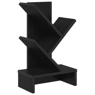 vidaXL Polica za knjige drevesa 3-nadstropna 30 x 18 x 48 cm