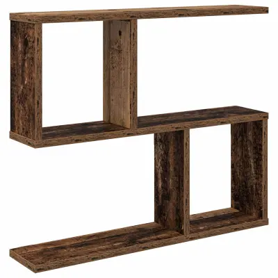 vidaXL Stenska polica Star les 60 x 12 x 50,5 cm Inženirski les