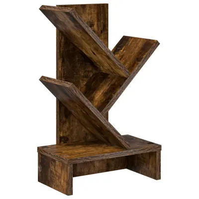 vidaXL Polica za knjige drevesa 3-nadstropna 30 x 18 x 48 cm