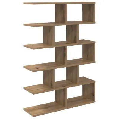 vidaXL Stenska polica Artisan hrast 70 x 20 x 100 cm Inženirski les