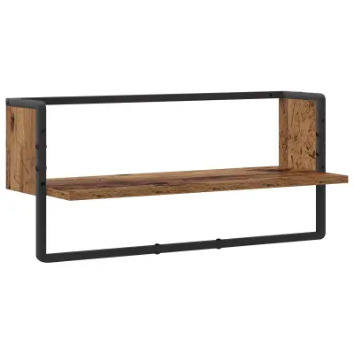 vidaXL Stenska polica Montaža za steno Star les 65 x 25 x 30 cm