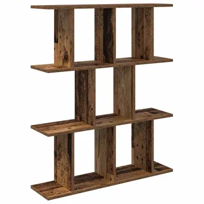 vidaXL Stenska polica Star les 80 x 20 x 96 cm Inženirski les