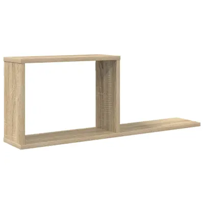 vidaXL Lebdeče police Sonoma hrast 80 x 15 x 30 cm Inženirski les