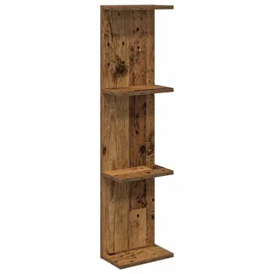 vidaXL Stenska polica Star les 25 x 15 x 100 cm Inženirski les