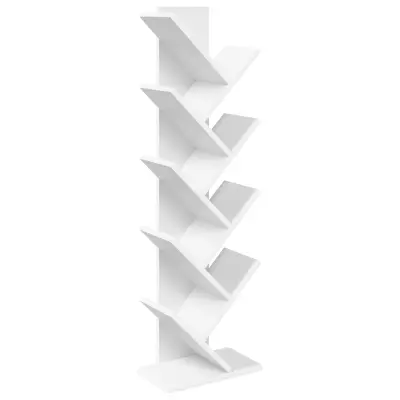vidaXL Polica za knjige v obliki drevesa 6-nivojska 30 x 18 x 100 cm