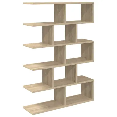 vidaXL Stenska polica Sonoma hrast 70 x 20 x 100 cm Inženirski les