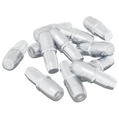 vidaXL Polica Peg 7200 pcs srebrna 7 x 16 mm elezo