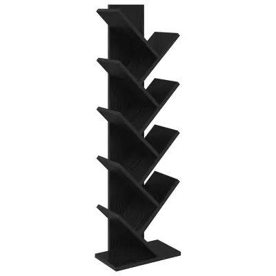 vidaXL Polica za knjige v obliki drevesa 6-nivojska 30 x 18 x 100 cm