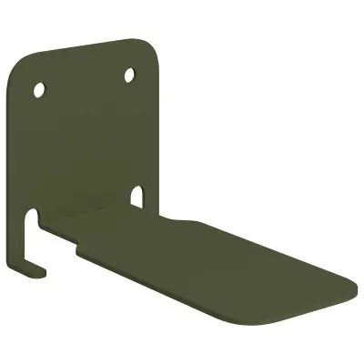vidaXL Ležeča polica s polico 8 pcs Oljčno zelena 6 x 10,8 x 6,6 cm