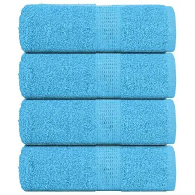 vidaXL Pralne brisače FROGN 4 kosi turkizne 30x30 cm 360 g/m²
