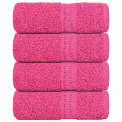 vidaXL Pralne brisače FROGN 4 kosi roza 30x30 cm 360 g/m²