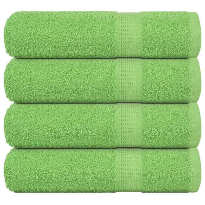 vidaXL Brisače za roke FROGN 4 kosi jabolčno zelene 50x100 cm 360 g/m²