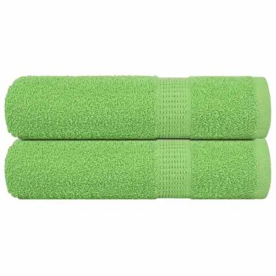 vidaXL Brisače za roke FROGN 2 kosa jabolčno zelene 50x100 cm 360 g/m²