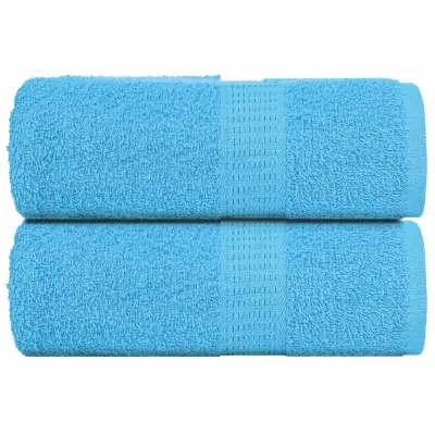 vidaXL Brisače za goste FROGN 2 kosa turkizne 30x50 cm 360 g/m²