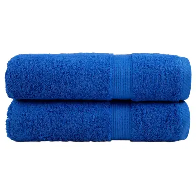 vidaXL Premium brisače za tuširanje SOLUND 2 kosa modre 70x140 cm 600 g/m²