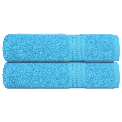 vidaXL Brisače za roke FROGN 2 kosa turkizne 50x100 cm 360 g/m²