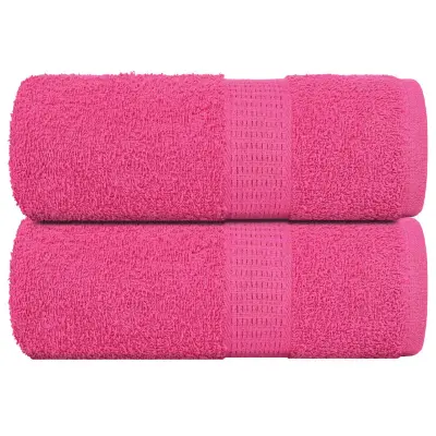 vidaXL Pralne brisače FROGN 2 kosa roza 30x30 cm 360 g/m²