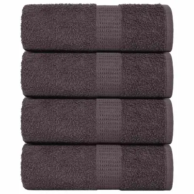 vidaXL Umivalne krpe FROGN 4 kosi antracitne 15x21 cm 360 g/m²