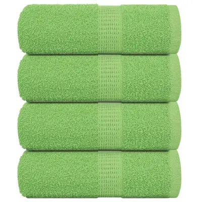 vidaXL Brisače za goste FROGN 4 kosi jabolčno zelene 30x50 cm 360 g/m²