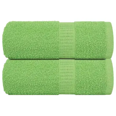 vidaXL Brisače za goste FROGN 2 kosa jabolčno zelene 30x50 cm 360 g/m²