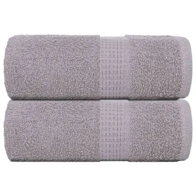 vidaXL Pralne brisače FROGN 2 kosa sive 30x30 cm 360 g/m²