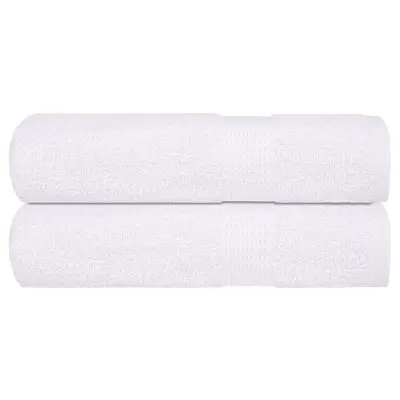 vidaXL Brisače za roke FROGN 2 kosa bele 50x100 cm 360 g/m²