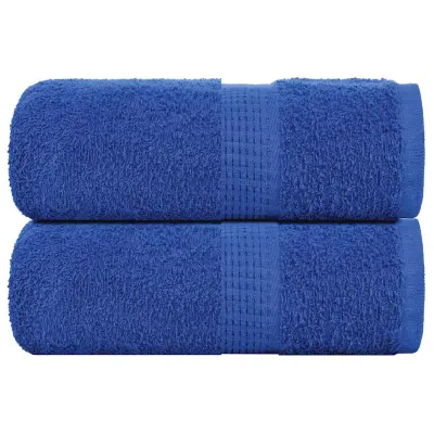 vidaXL Brisače za umivanje FROGN 2 kosa modre 30x30 cm 360 g/m²
