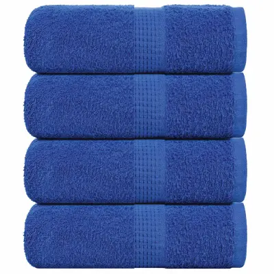 vidaXL Pralne brisače FROGN 4 kosi modre 30x30 cm 360 g/m²
